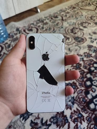 ipone 7: IPhone X, Б/у, 256 ГБ, Белый, Защитное стекло, Чехол, 100 % — 6
