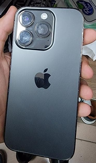 IPhone 14 Pro, Б/у, 256 ГБ, Черный, 82 %
