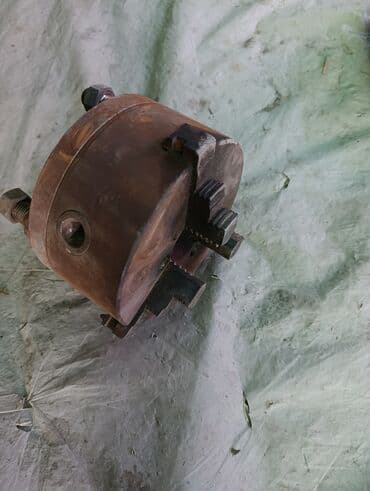 инструменты для гаража: Патрон токарный 160ммс планшайбой нутромеры линейки Токарные — 6