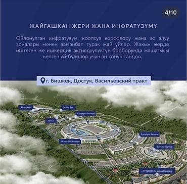 квартира тункуч: 1 комната, 51 м², Индивидуалка, 4 этаж, Готовая ПСО (под самоотделку) — 4