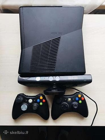 Продаю XBOX 360 S + Kinect Freeboot (Прошитый) 250 Gb Полный