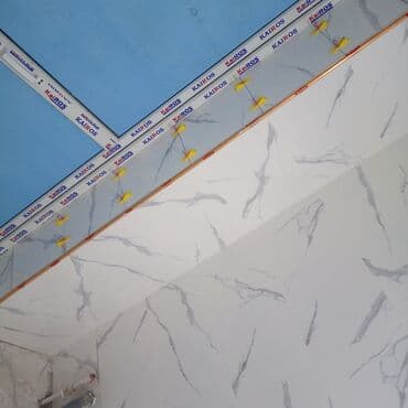 железный ящик: Кафельфартук кухонный,пол плитка затирка,грунтовка,гидроизоляция — 5