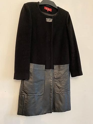max mara: Продаю пальто MaxMara Италия, с кожаными вставками, размер S-M. Цена 9 — 1