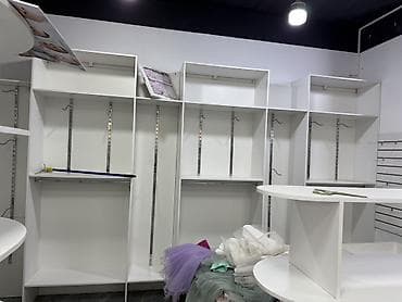 стелаж: Торговое оборудование для магазина (белое, ЛДСП) Состав и — 3