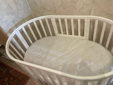 детскую кровать из дерева: Детская односпальная кровать, Б/у, Для девочки, Для мальчика, С бортиком, Дерево, Самовывоз — 4