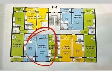 all group: 1 комната, 53 м² — 2