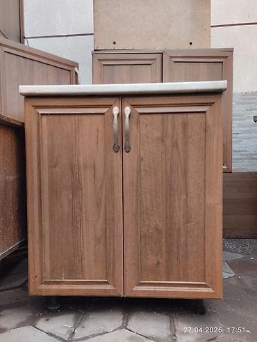 буфет бу: Кухонный шкаф, Навесной, Без мойки, ЛДСП — 5