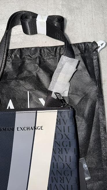samsung s: Барсетка, Armani, Материал: Тканевый материал, Оригинал, Регулируемый ремень, Новый — 3