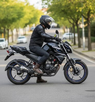 Классический мотоцикл 125 куб. см, Бензин, Взрослый, Б/у