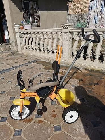 forward apache: Детский трёхколёсный велосипед с родительской ручкой. Особенности: - — 2