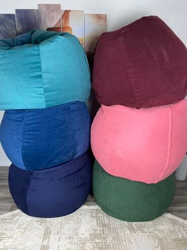 Бинбэг, Новый, Самовывоз, Бесплатная доставка, Платная доставка, цвет - Серый