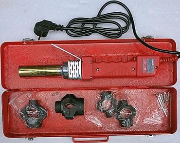 Паяльник для полипропиленовых труб HELSATT PZ7155 в металлическом