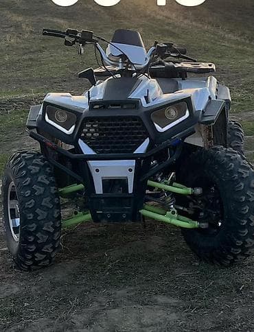 эндура 250 куб: Квадроцикл (белый/черный) для бездорожья. - Агрессивный дизайн — 2