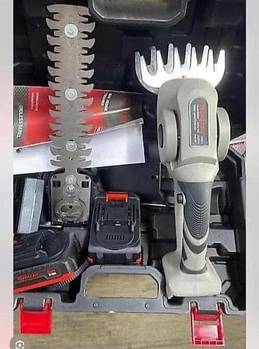 Генераторы: Аккумуляторные ножницы для травы и кусторез 2-в-1 в кейсе — 1