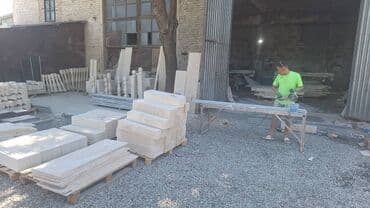 кара балта палас: Фасад из натурального камня современным дизайном. Фасад выполнен из — 6