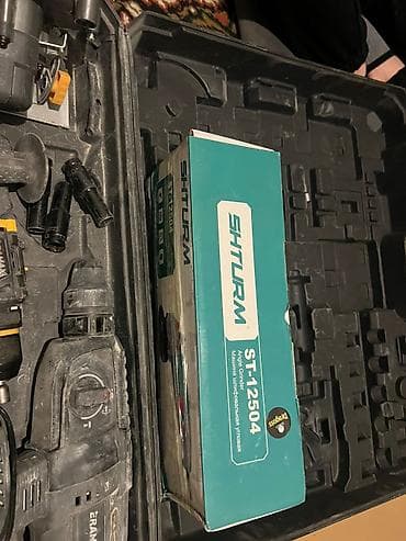 Строительные степлеры: Набор аккумуляторного электроинструмента в чемодане Комплект — 2