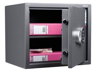 небольшой сейф: Сейф Aiko TSN.37 EL предназначен для хранения документов и ценностей — 1