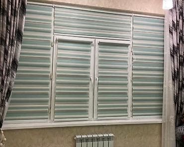 Матраска арналган каптамалар жана топперлер: Всех видов ролл шторы и жалюзи >День и ночь (зебра) — 7