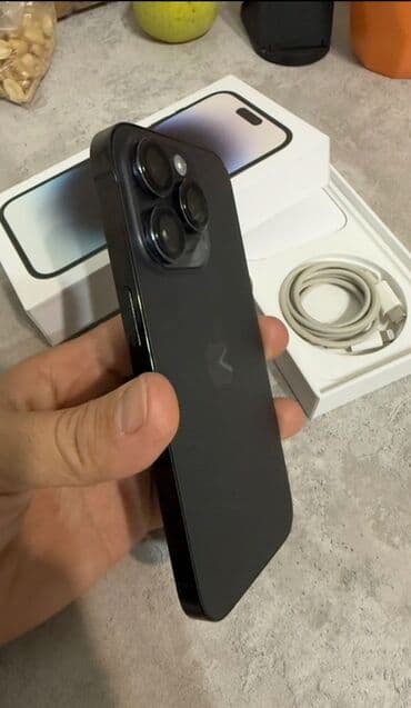 айпад эйр 4: IPhone 14 Pro, Колдонулган, 512 ГБ, Кара, Куту — 3