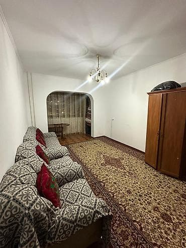 ибраимова: 3 бөлмө, 63 м², 105-серия, 3 кабат, Эски ремонт — 1