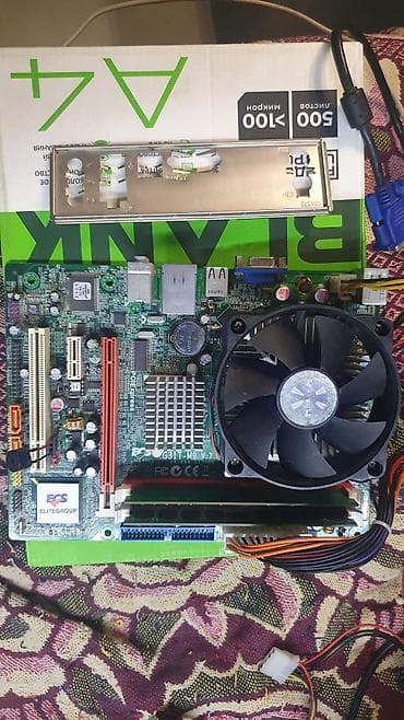 Настольные ПК и комплектующие: Материнская плата для ПК, Б/у, LGA775, Micro-ATX — 8