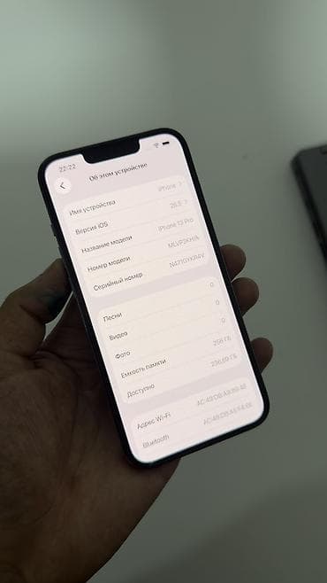 iphone 8 plus osh: IPhone 13 Pro, Б/у, 256 ГБ, Голубой, Чехол, Кабель, В рассрочку, 89 % — 2