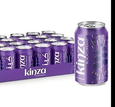 Газированные напитки Kinza — ассортимент во вкусовых линейках: - — 3