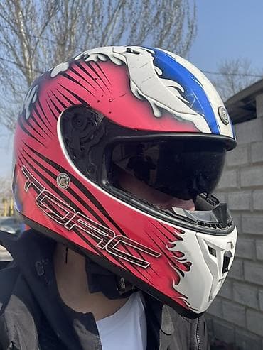 мотоцикл двигатель: Мотошлем, Б/у — 1