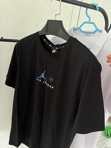 мужская водолазка: Мужская футболка, 3XL, 4XL, Moncler, Новый, цвет - Черный — 6