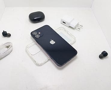 ipxone 8: IPhone 12, Б/у, 64 ГБ, Синий, Зарядное устройство, 76 % — 2