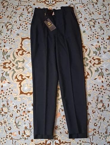 flared jeans: Классические женский брюки Oskar. - Модель: прямые со стрелками, со — 2