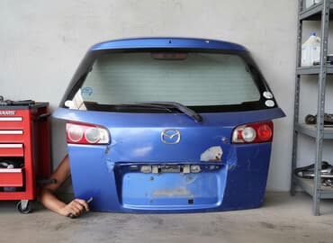 авто богажник: Крышка багажника Mazda, 2003 г., Оригинал — 1