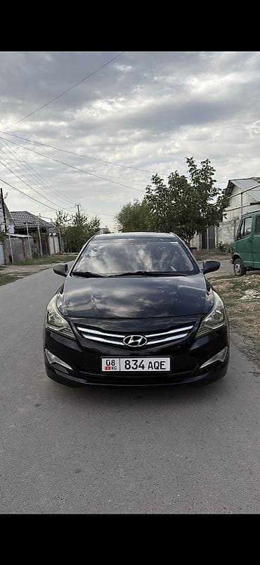 солорис: Hyundai Accent: 2015 г., 1.6 л, Автомат, Бензин, Седан — 3
