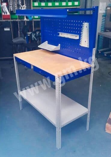 продаю верстак: Верстак для гаража слесарный с экраном, освещением Новый верстак в — 6