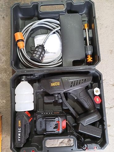 минимойки: Мойка высокого давления, Новый, Deco, Аккумуляторная — 2