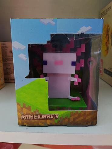 лампу: Светильник Minecraft — Axolotl (Series 1) - Фигурный настольный — 1