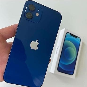 nothing phone: IPhone 12, Б/у, 128 ГБ, Синий, Чехол, Коробка, 79 % — 1