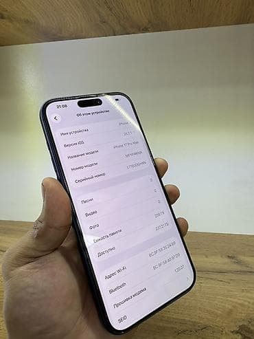 iphone sr: IPhone 17 Pro Max, 256 ГБ, Синий, Коробка, В рассрочку, 100 % — 3