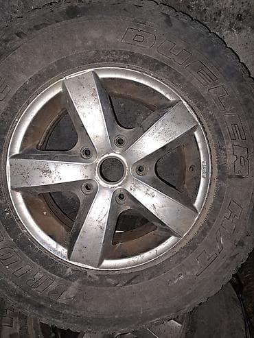 титановые диски размер 16: Колеса в сборе 255 / 70 / R 16, Лето, Б/у, Комплект, Внедорожные (АТ/МТ), Литые, отверстий - 5 — 1