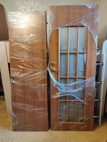 Листы для дверей: Межкомнатные двери (4 двери)в классическом стиле, цвет под вишню — 3