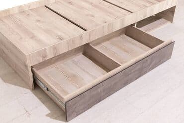 односпалка кровати: Кровать односпальная Джаз, Каштан найбори Светлый, Анрэкс (Беларусь) — 6