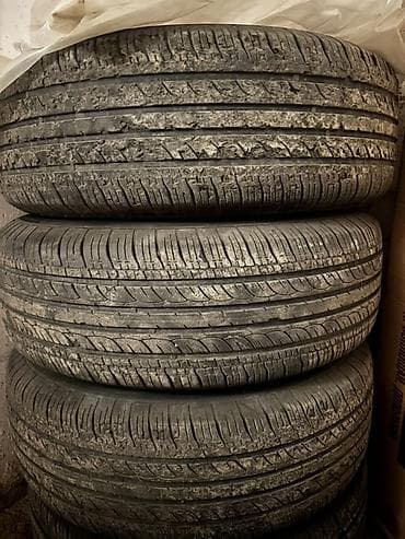 r16 субару: Колеса в сборе 215 / 65 / R 16, Лето, Б/у, Комплект, Легковые, Железные, отверстий - 5 — 1