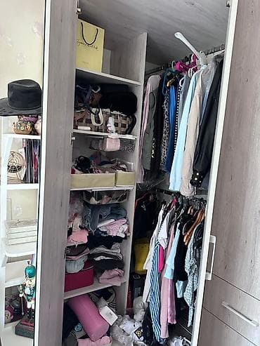 встроенный шкаф в спальню: Шкаф купе, С зеркалом, ЛДСП — 4