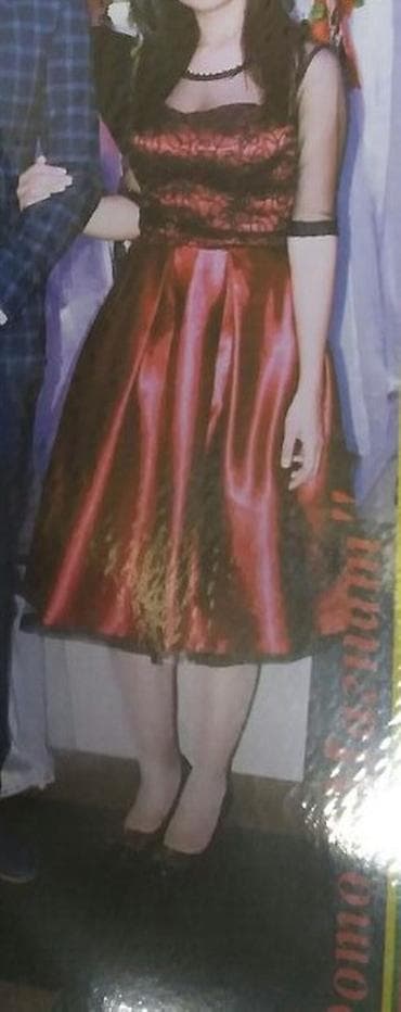 pull beer: Вечернее платье, Коктейльное, Короткая модель, Атлас, С рукавами, Корсет, XS, S — 4