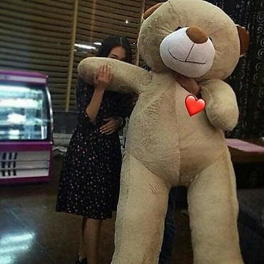 пш метр: Мишки 2х метровые толстые Прайс Мишки стандарт: 50см - 900сом — 4