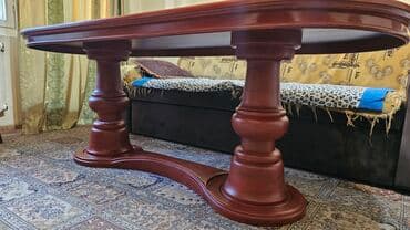 купить стол стулья: Стол для зала, Не раскладной, Овальная — 1