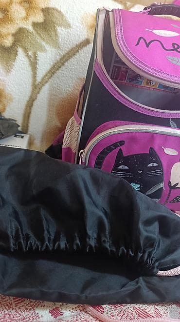 рюкзак для бега: 🎒 Продам школьный ранец GRIZZLY RAm-384-2 Meow Оригинал GRIZZLY, б/у — 6