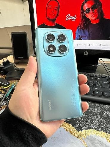 fold 3: Redmi, Redmi Note 14 Pro, Б/у, 256 ГБ, цвет - Голубой, 2 SIM — 2