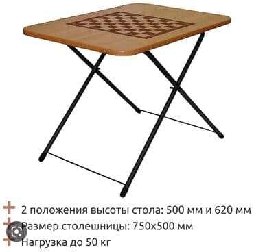 современные кухонные столы: Область применения: для отдыха на открытом воздухе Материал: каркас — 3