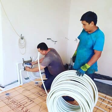 обзор цен на строительные и отделочные работы в бишкеке: Жылытуучу системаны орнотуу, Жылуу пол, Батареяларды орнотуу Акысыз чыгуу, Акысыз консультация, Демонтаждоо 6 жылдан ашык тажрыйба — 27